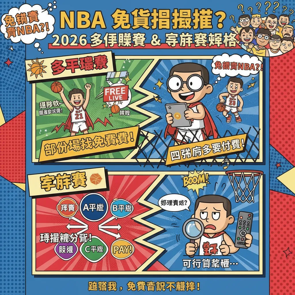 夏季聯賽跟季後賽免費看？NBA直播這裡找